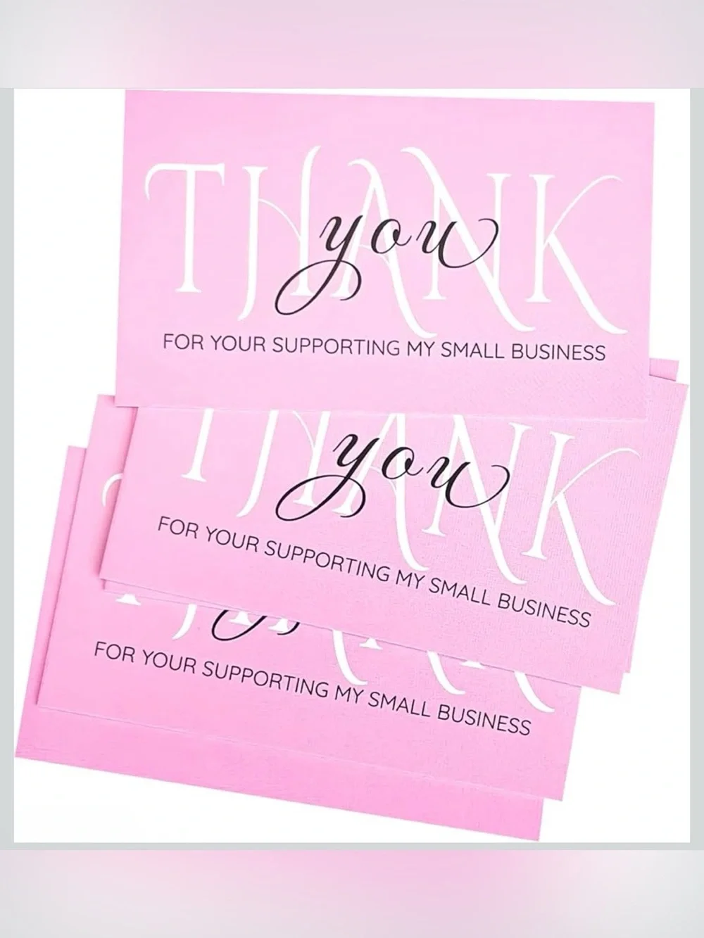Thank You Cards - Set of 100